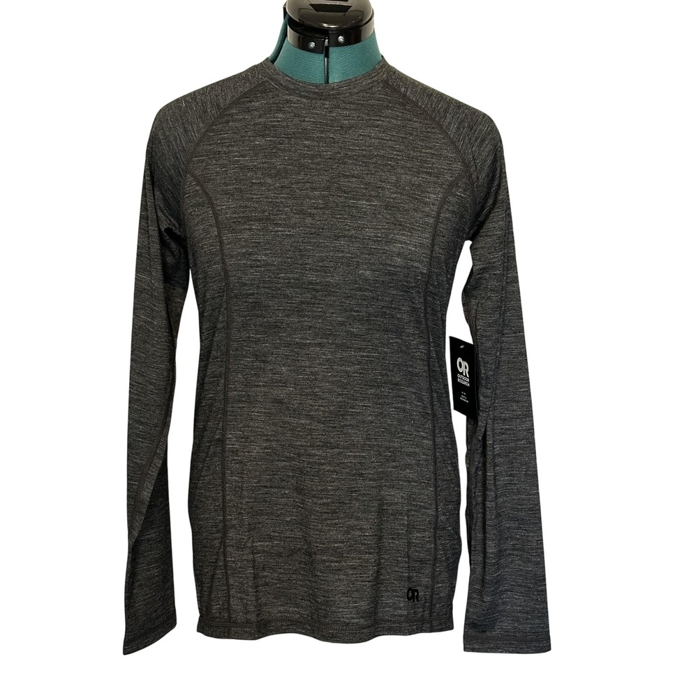 Outdoor Research Shirt Womens Small Gray Alpine Onset Merino 150 Crew‎ Baselayer